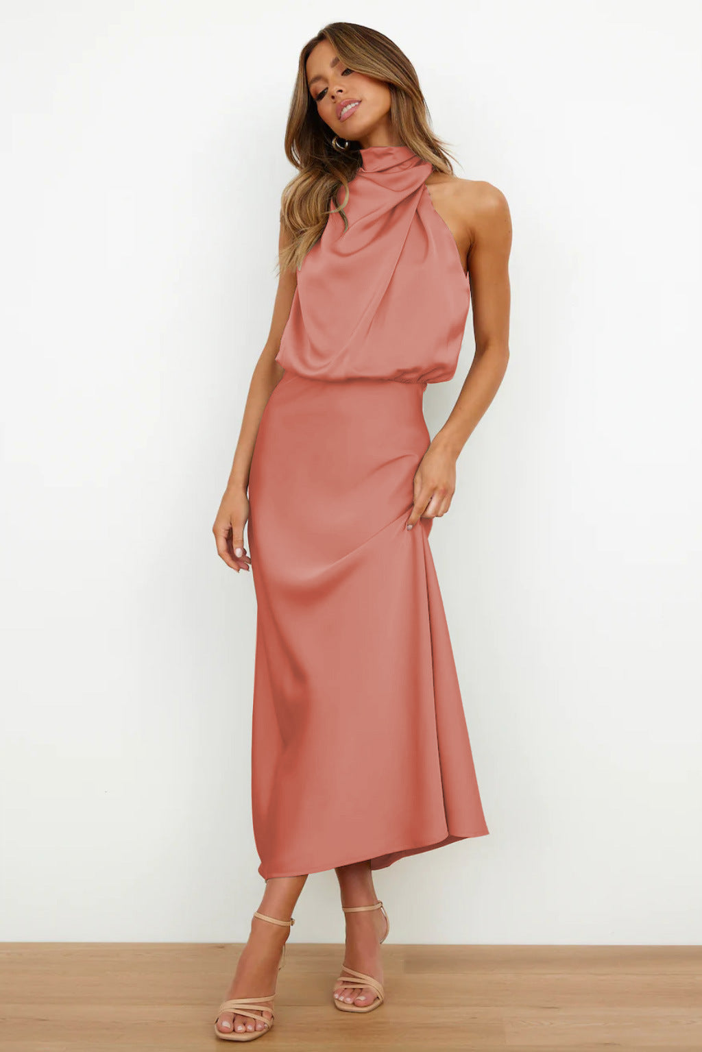Lydia | Robe longue à dos nu