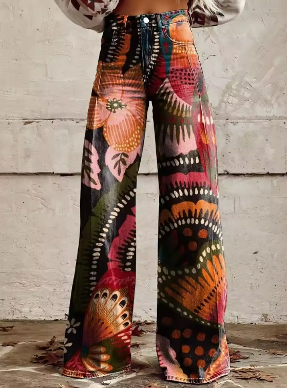 Isabella - Pantalons Boho Vintage