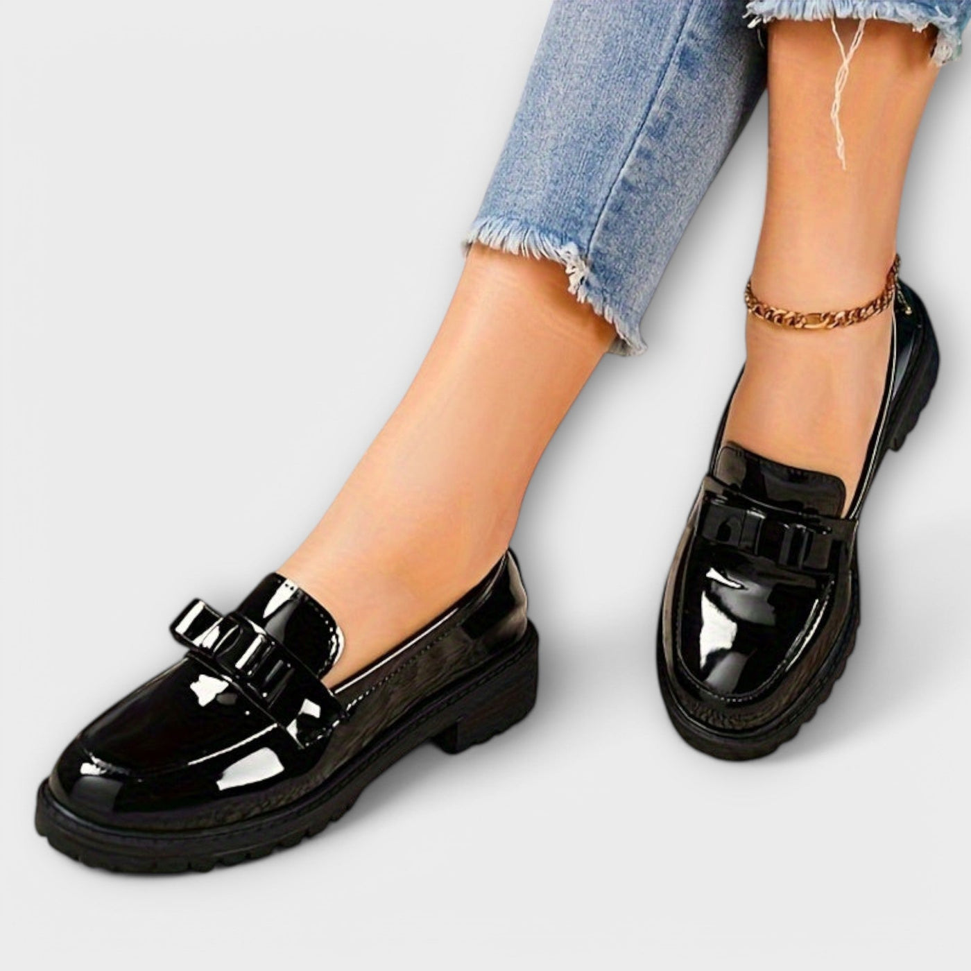 Style collège – Mocassins artisanaux