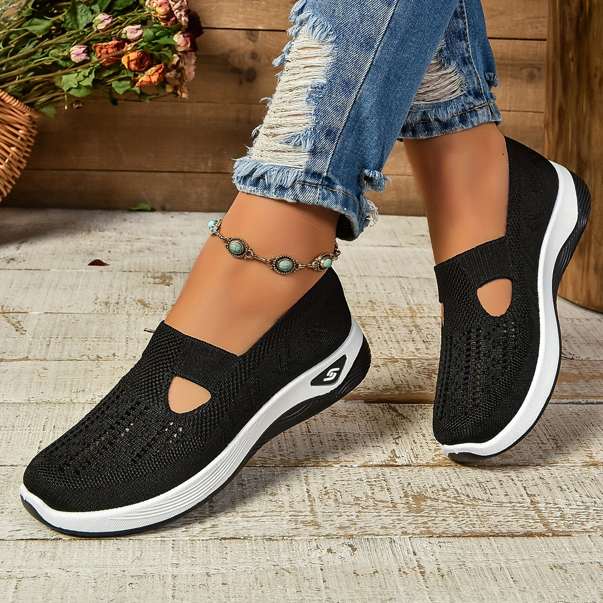 Ottilie | Chaussures slip-on respirantes