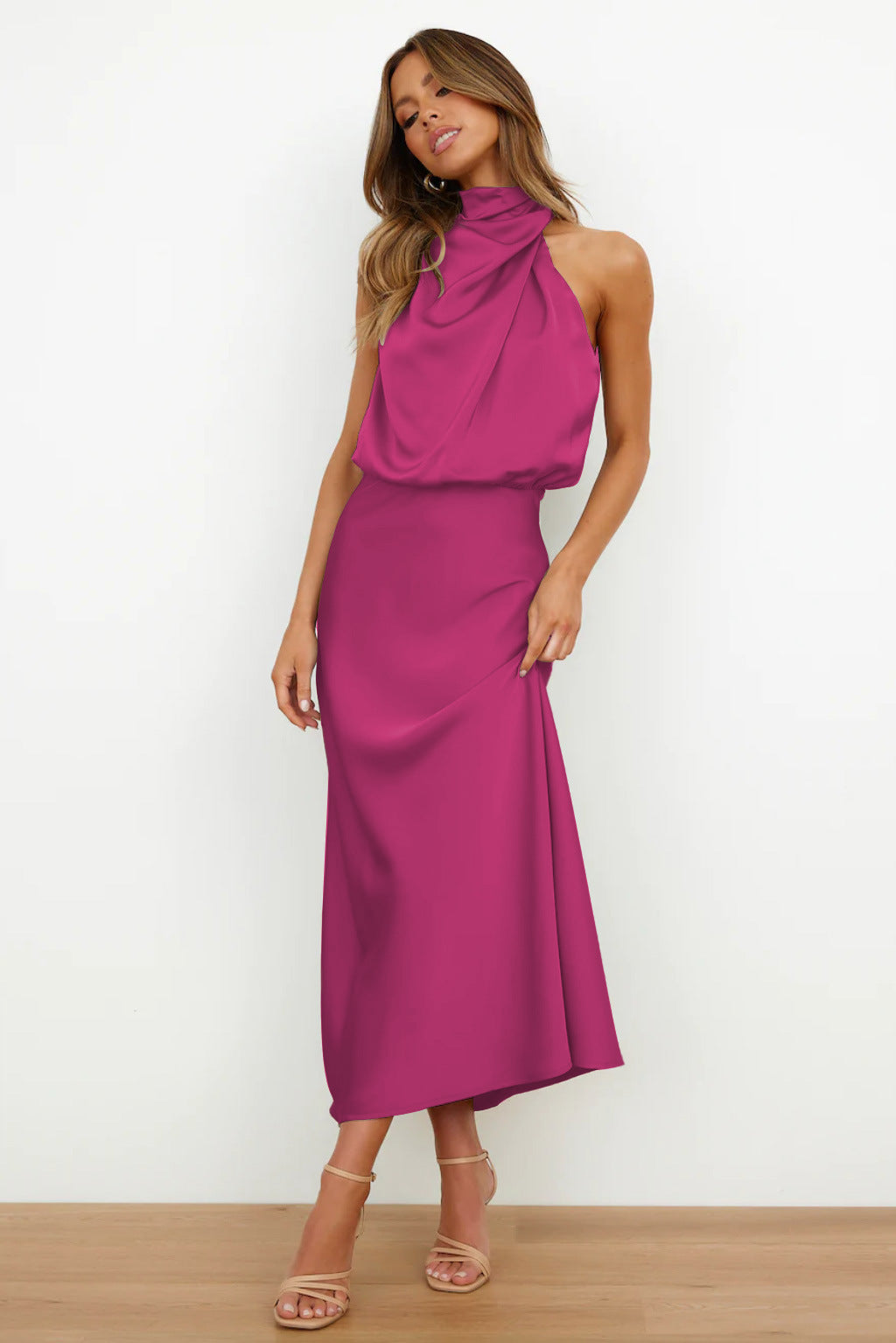 Lydia | Robe longue à dos nu