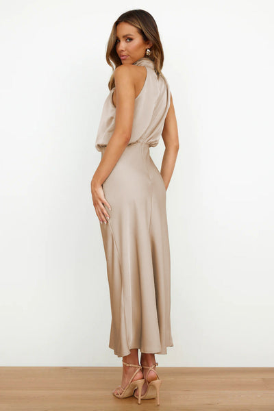 Lydia | Robe longue à dos nu
