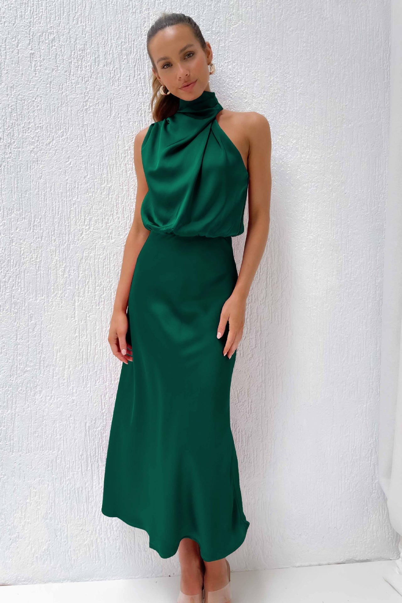 Lydia | Robe longue à dos nu