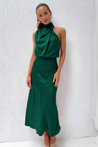 Lydia | Robe longue à dos nu
