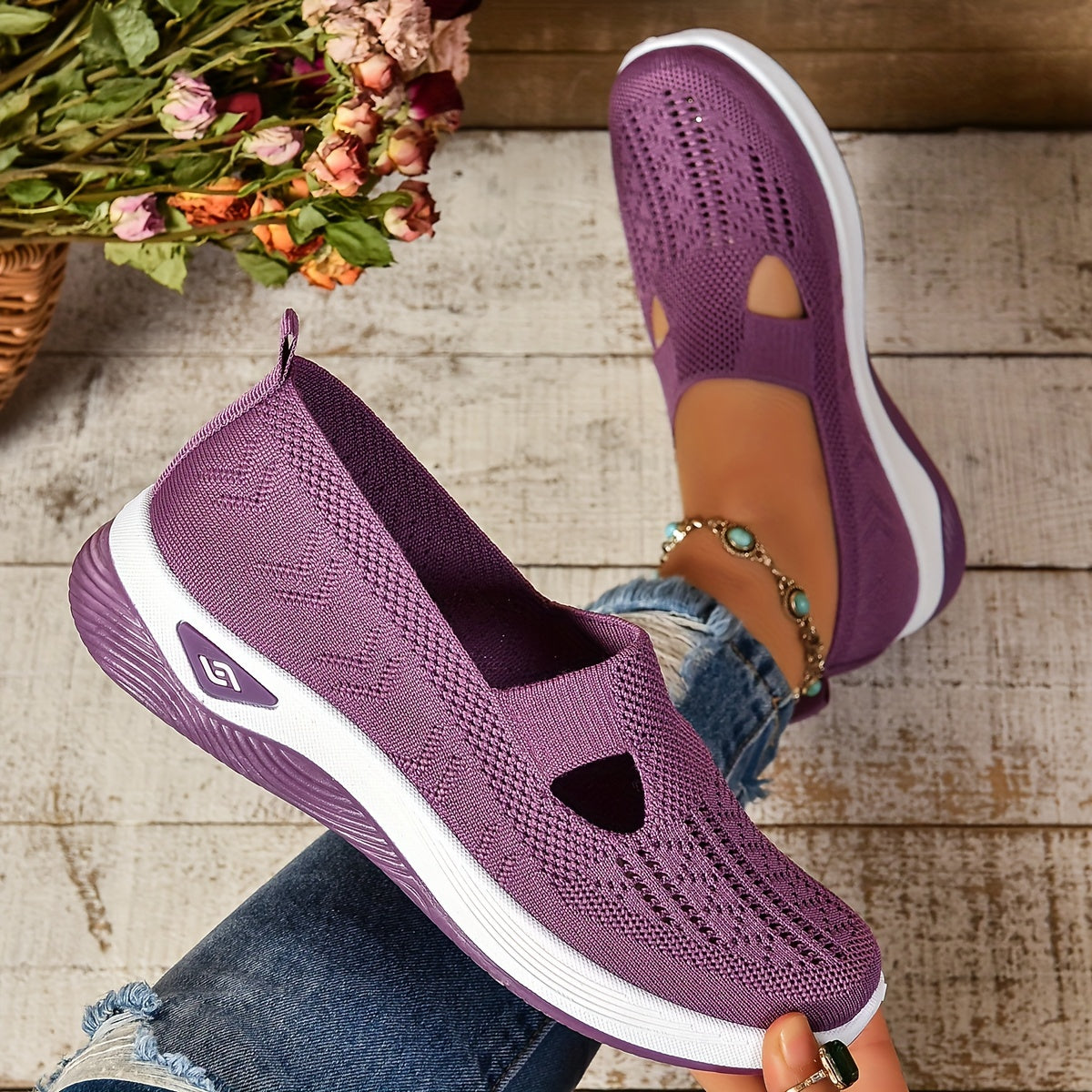 Ottilie | Chaussures slip-on respirantes