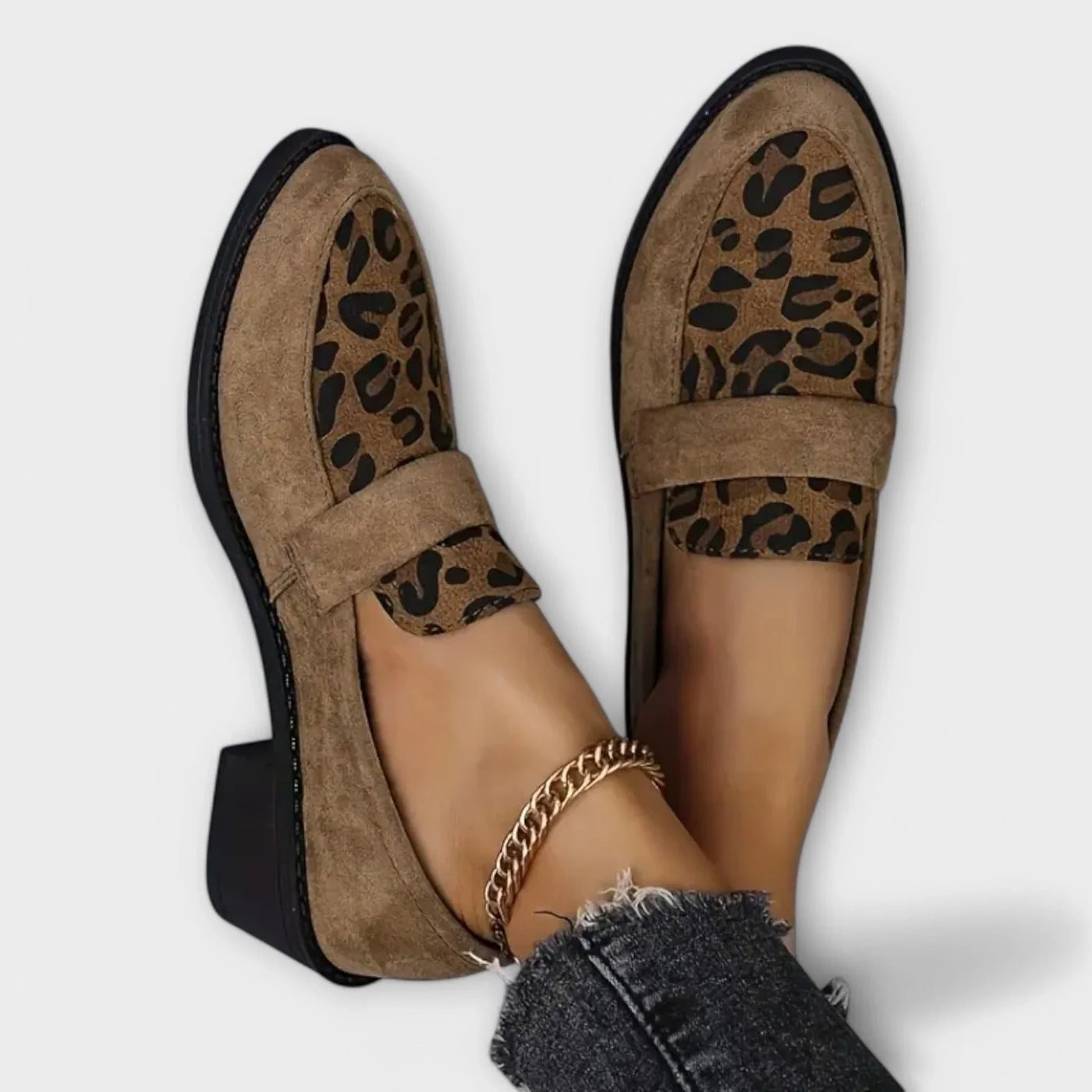 Karla - Chaussures élégantes pour Femmes Avec Imprimé léopard
