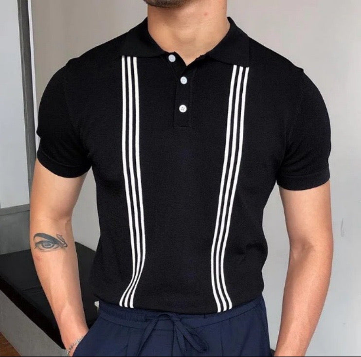 MILANO Striped Polo