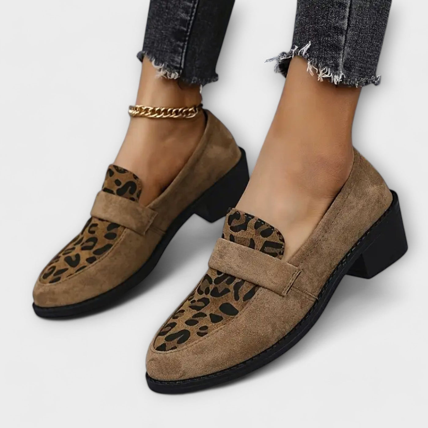 Karla - Chaussures élégantes pour Femmes Avec Imprimé léopard