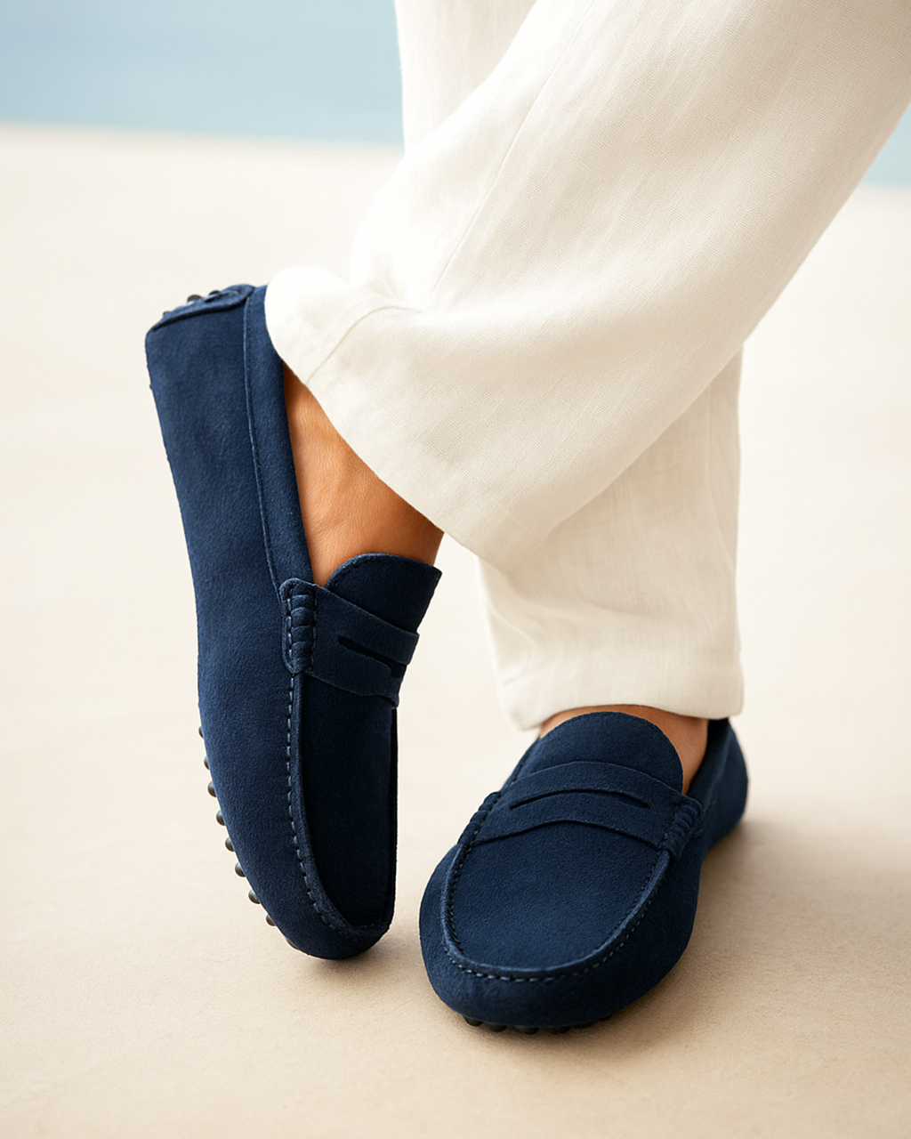 Mocassins Bateau en Daim