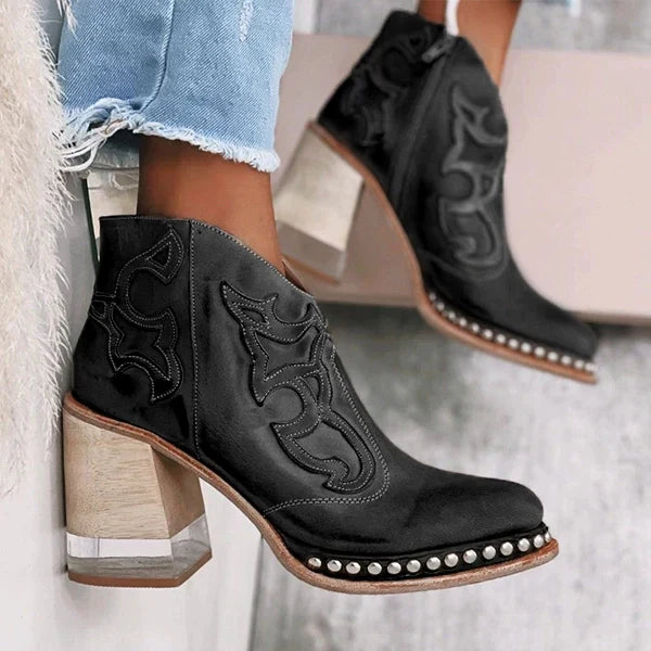 Éloïse™ - Bottes brodées élégantes