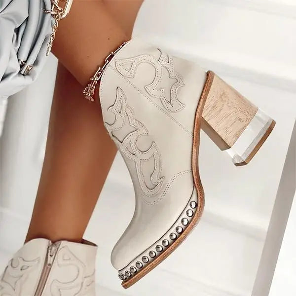 Éloïse™ - Bottes brodées élégantes