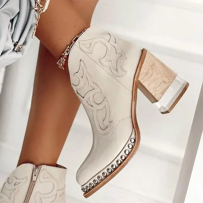 Éloïse™ - Bottes brodées élégantes
