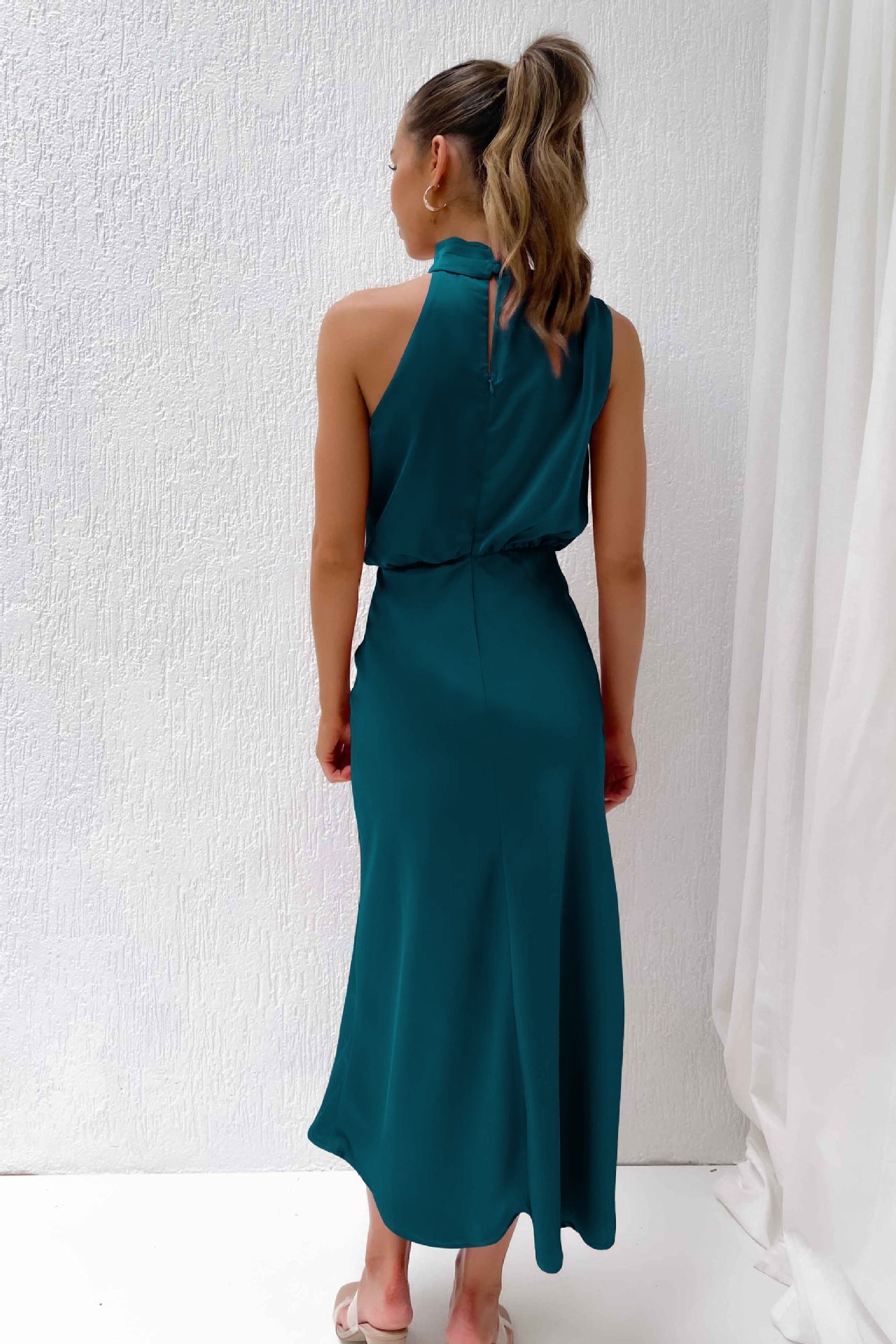 Lydia | Robe longue à dos nu