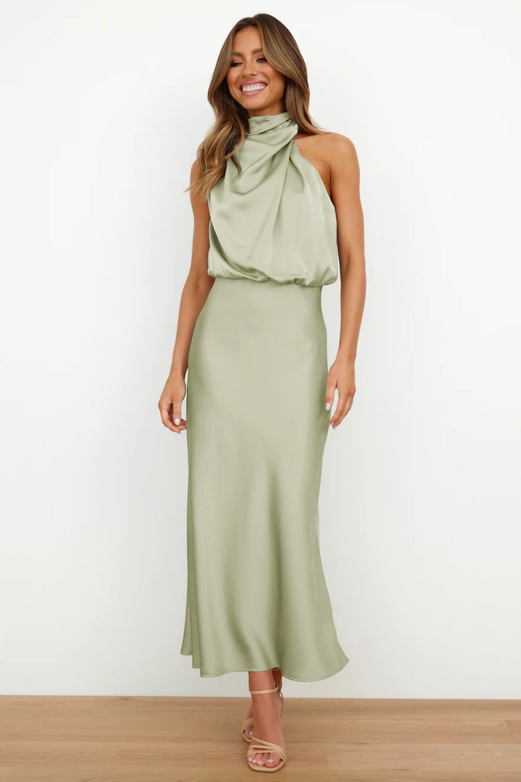 Lydia | Robe longue à dos nu