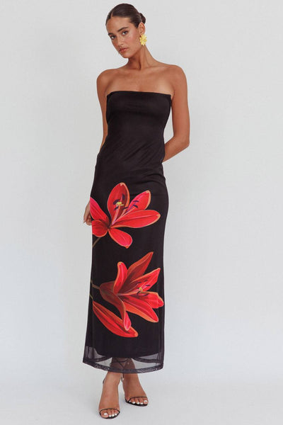 Emely | Robe bustier fleurie