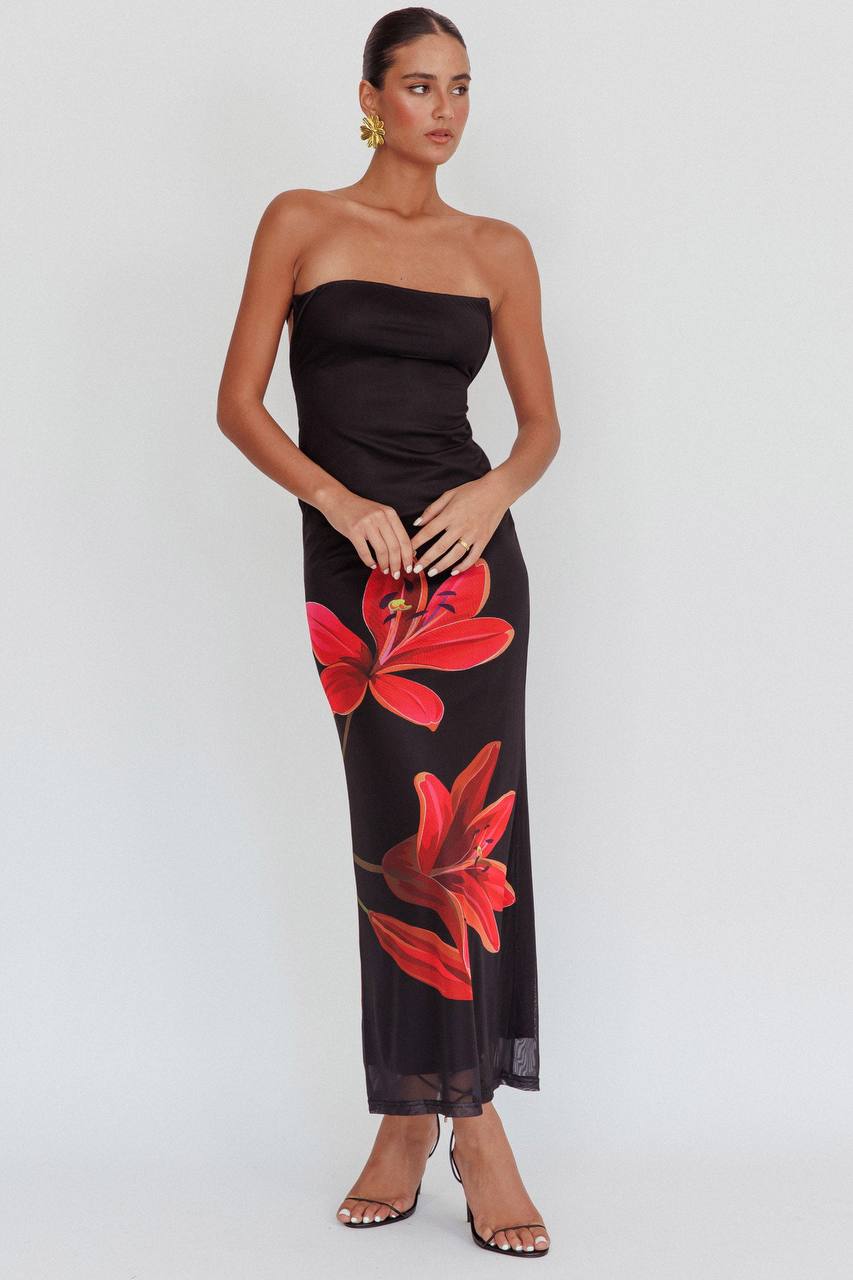 Emely | Robe bustier fleurie