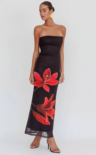 Emely | Robe bustier fleurie