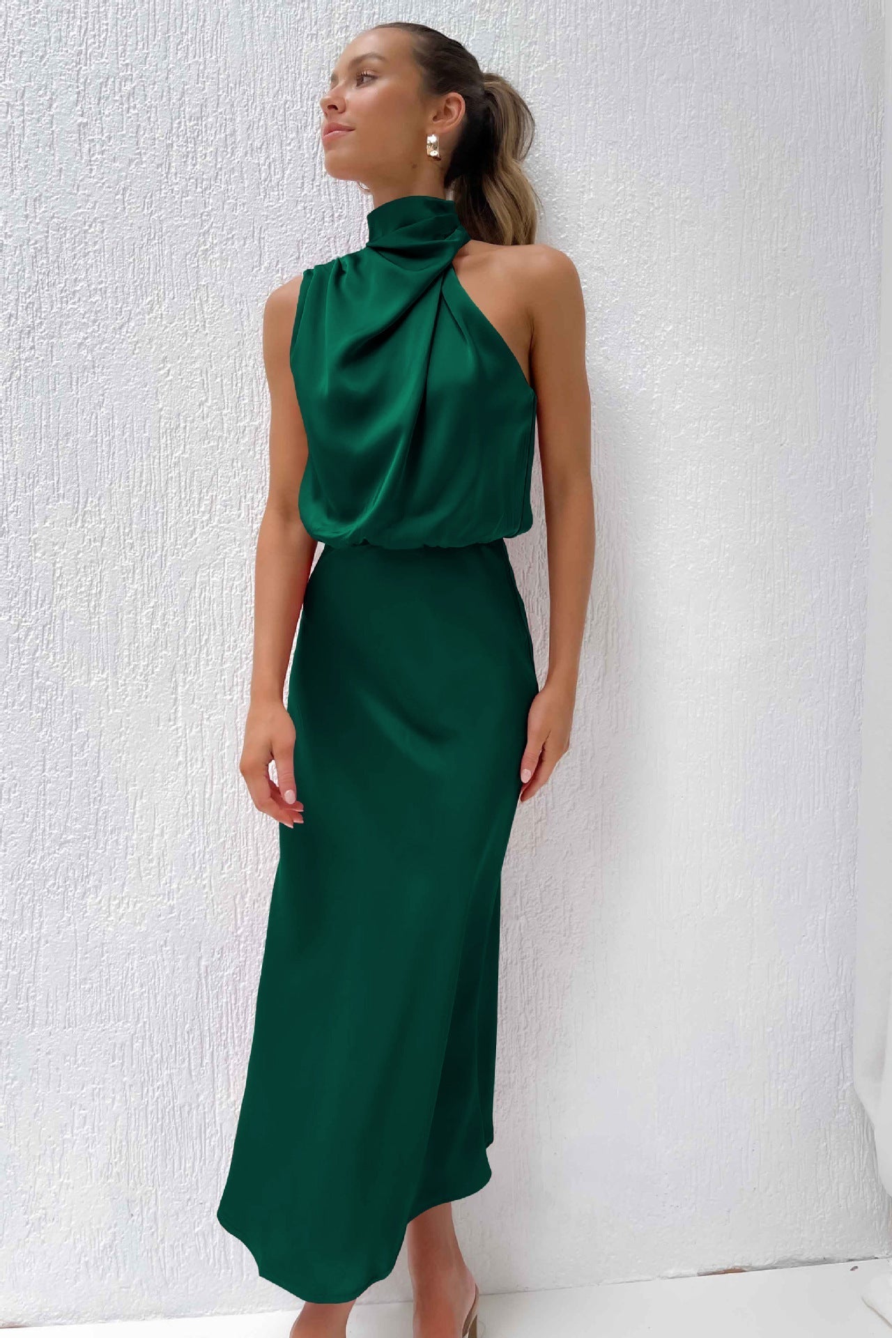 Lydia | Robe longue à dos nu