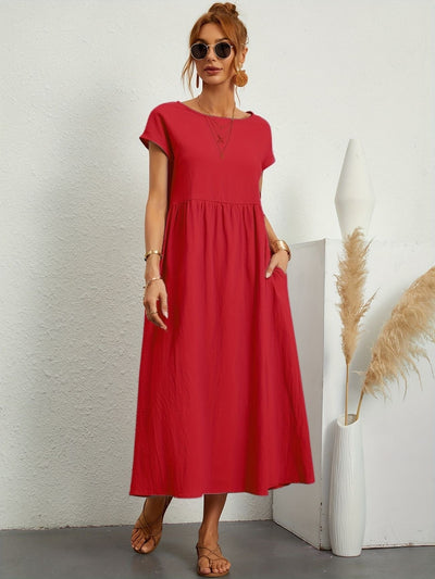Greta - Robe en lin décontractée