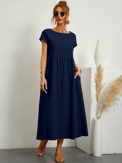 Greta - Robe en lin décontractée