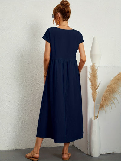 Greta - Robe en lin décontractée