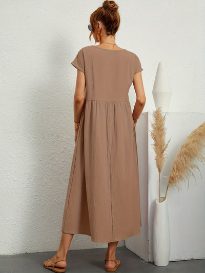 Greta - Robe en lin décontractée