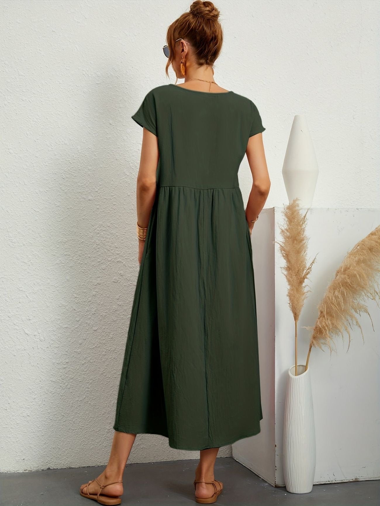 Greta - Robe en lin décontractée