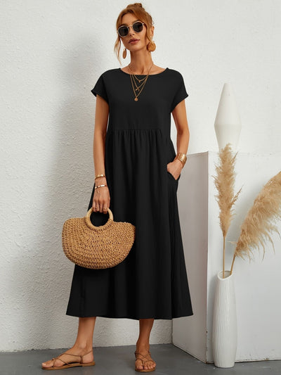 Greta - Robe en lin décontractée