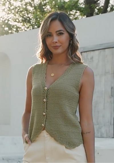MARITA™ | Le Gilet en Tricot Aéré d'Été