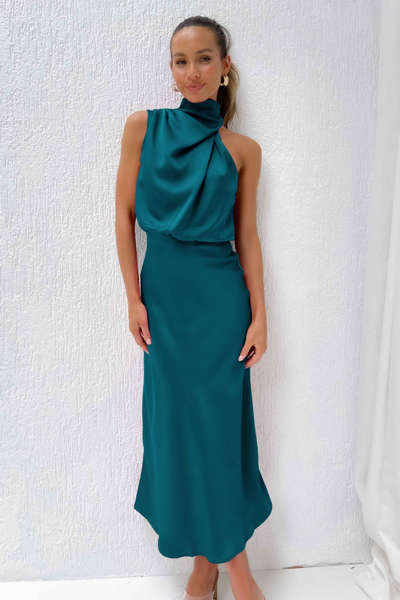 Lydia | Robe longue à dos nu