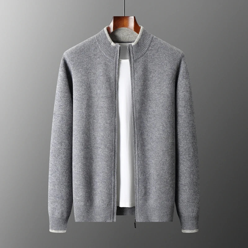 Tristan | Veste en cachemire à fermeture éclair