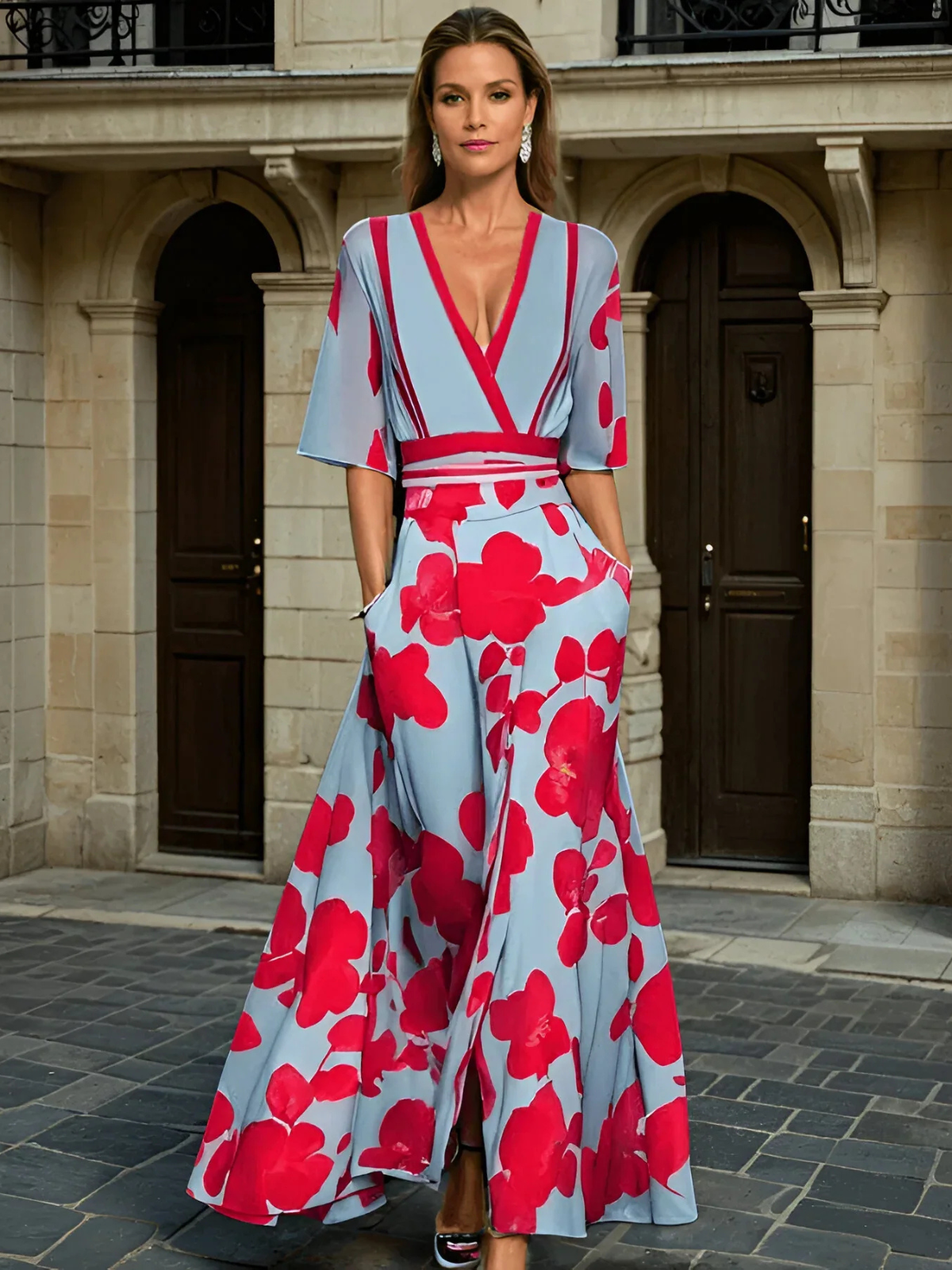 Odile – Robe à manches au design Milano