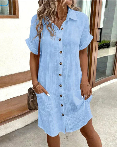 Nathalie - Robe polo décontractée classique