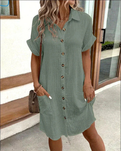 Nathalie - Robe polo décontractée classique