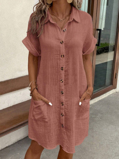Nathalie - Robe polo décontractée classique