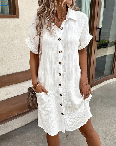 Nathalie - Robe polo décontractée classique