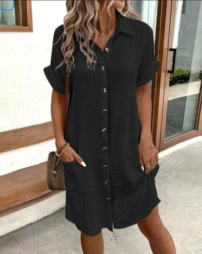 Nathalie - Robe polo décontractée classique