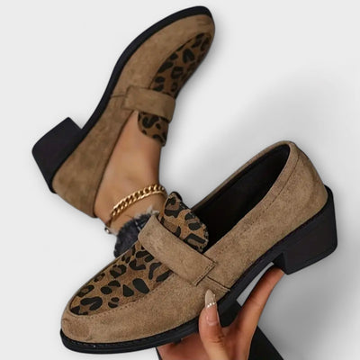 Karla - Chaussures élégantes pour Femmes Avec Imprimé léopard