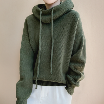Alice | Sweat à capuche oversize en tricot