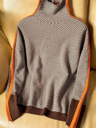 Pull à col roulé moderne Lorraine™