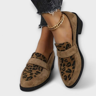 Karla - Chaussures élégantes pour Femmes Avec Imprimé léopard