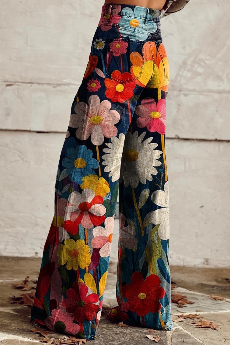 Elisa - Pantalons Boho Vintage
