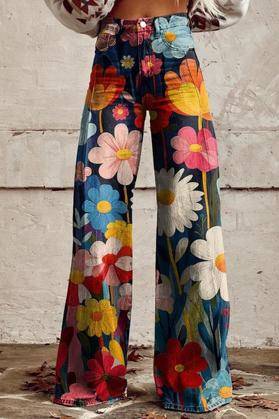 Elisa - Pantalons Boho Vintage
