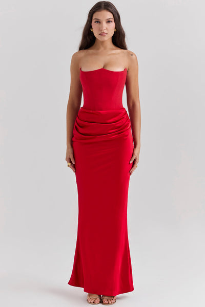 Lina - Élégante robe maxi