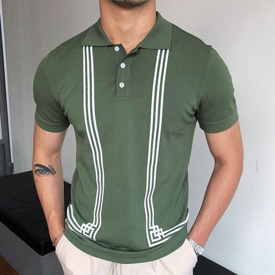 MILANO Striped Polo