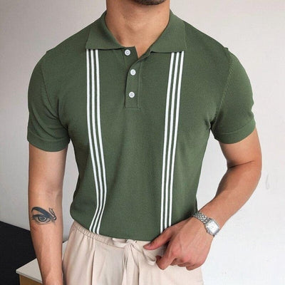 MILANO Striped Polo