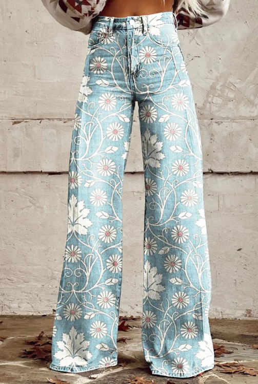 Mary - Pantalons Boho Vintage