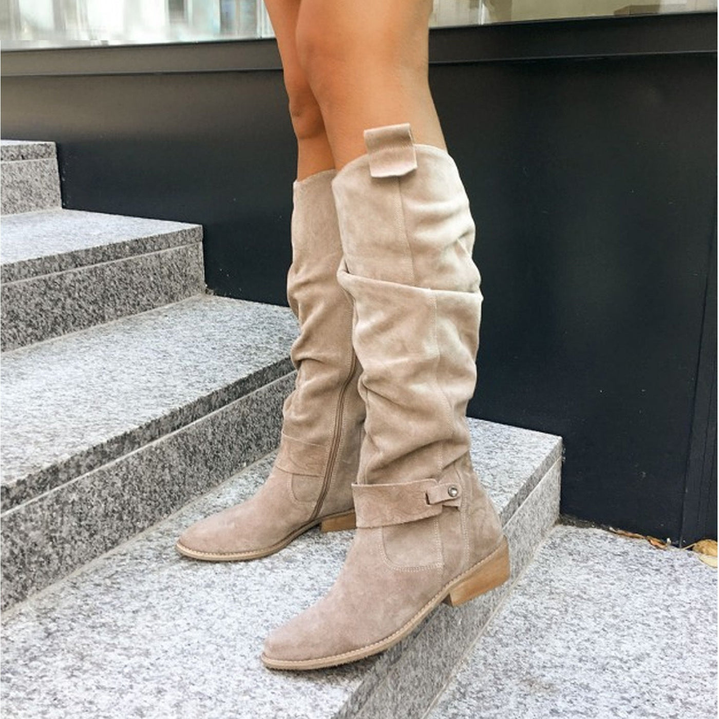 Laluna® | Knielaarzen Van Suede